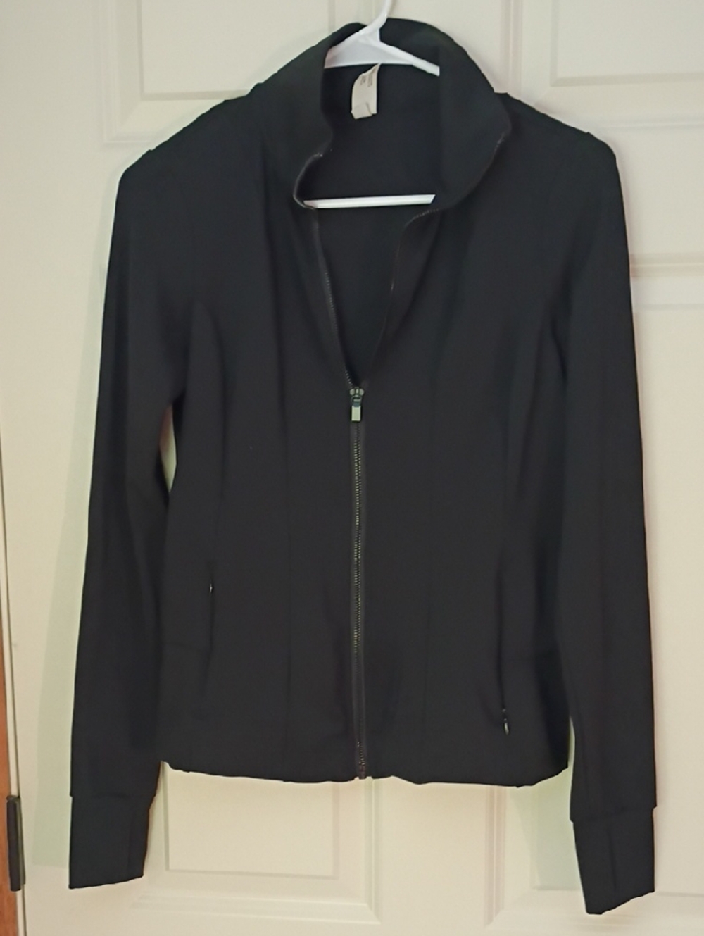 Yogalicious Black Full-Zip Active Wear Jacket